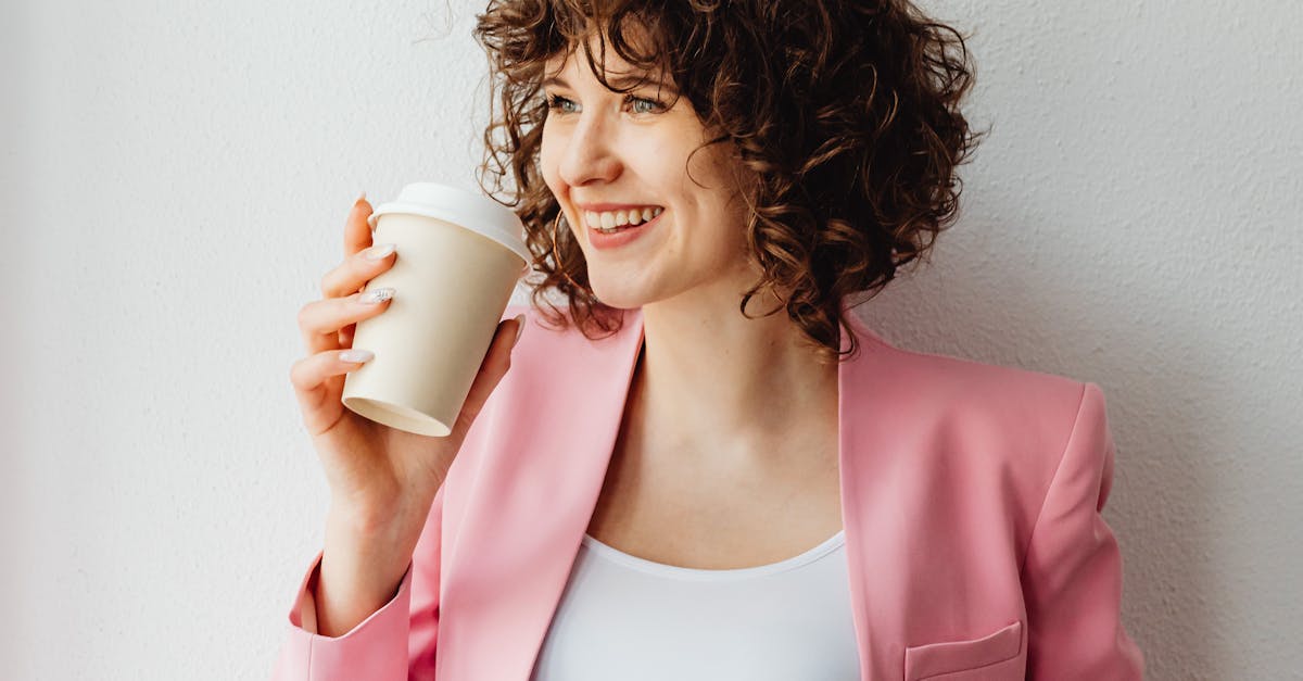 professional woman coffee