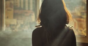 professional woman Hyderabad apartment evening