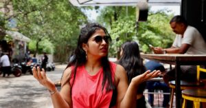 Hyderabad professional woman cafe