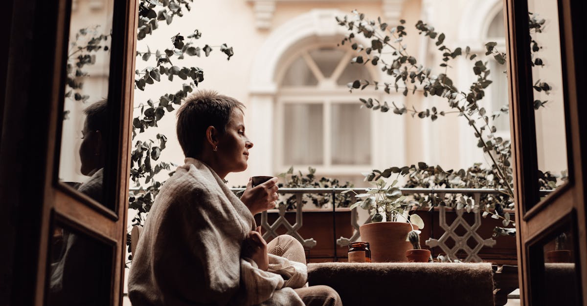professional woman morning balcony hyderabad