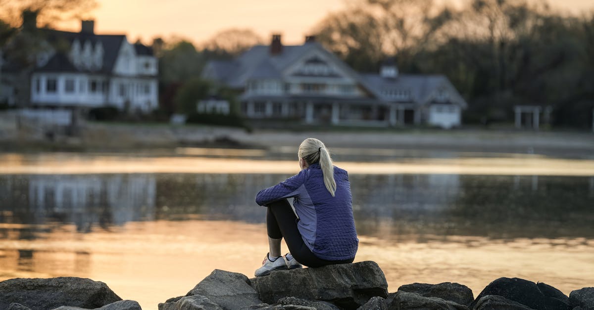 professional woman early morning reflection