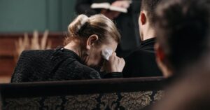 widowed woman emotional burnout