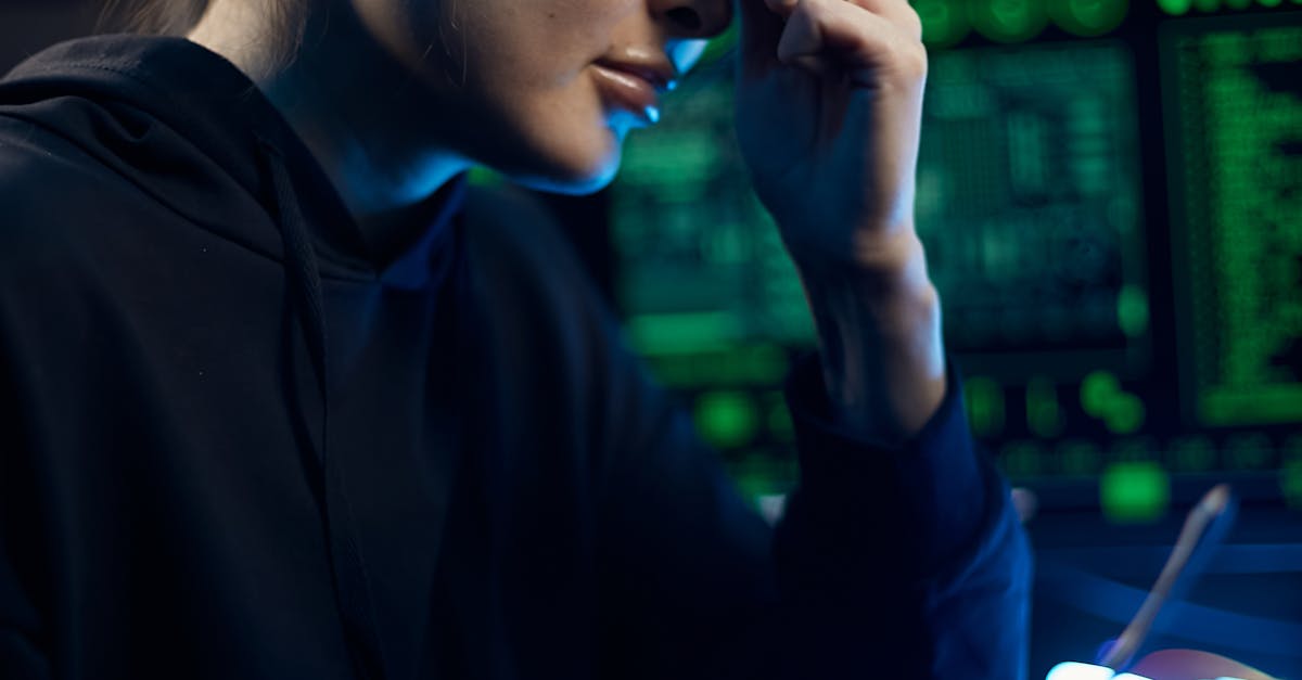 professional woman thinking at night