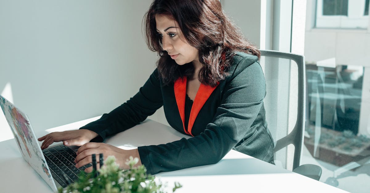 professional woman working laptop madhapur