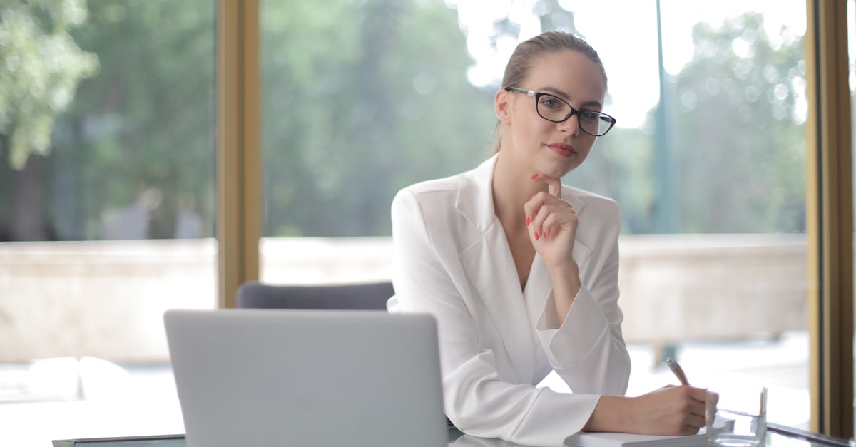 professional woman thinking