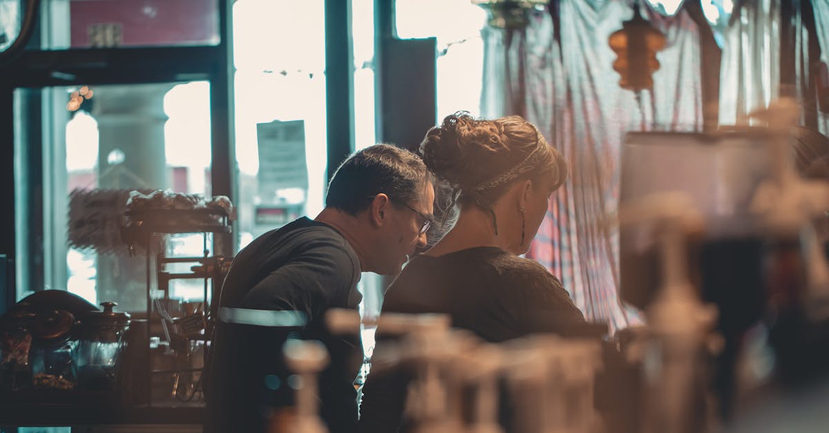 widow woman coffee shop
