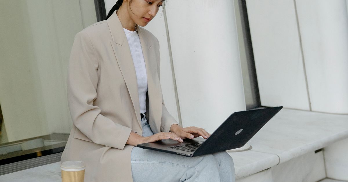 professional woman laptop Hyderabad