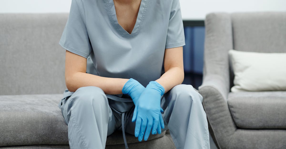 woman doctor tired after work