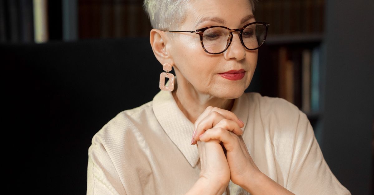 professional woman quiet reflection