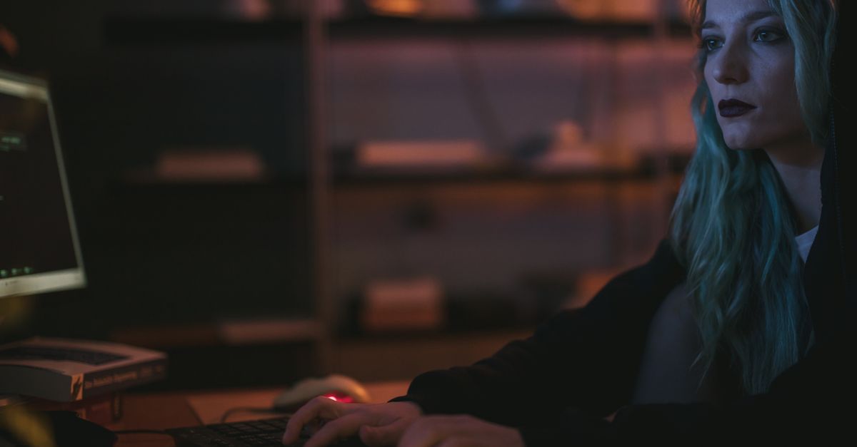 software engineer working late