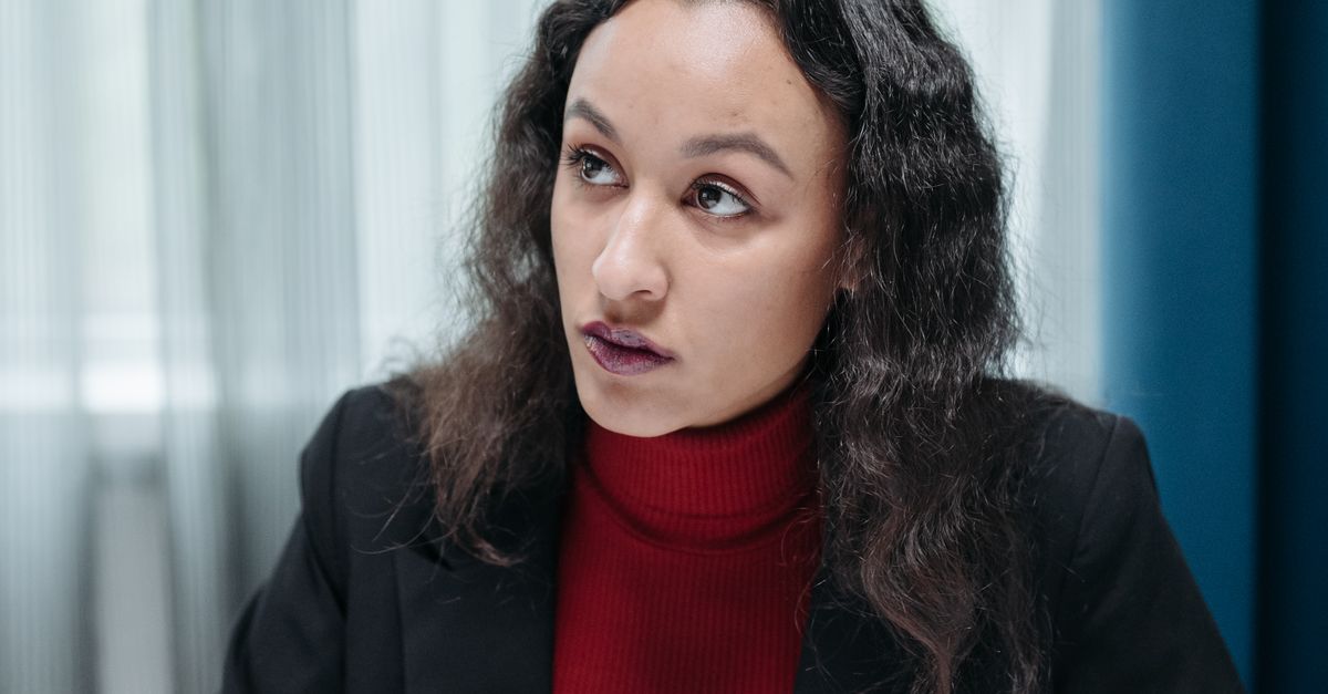 professional woman thinking
