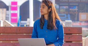 professional woman laptop Hyderabad