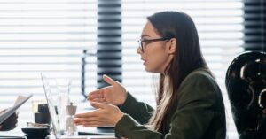 woman entrepreneur deep conversation