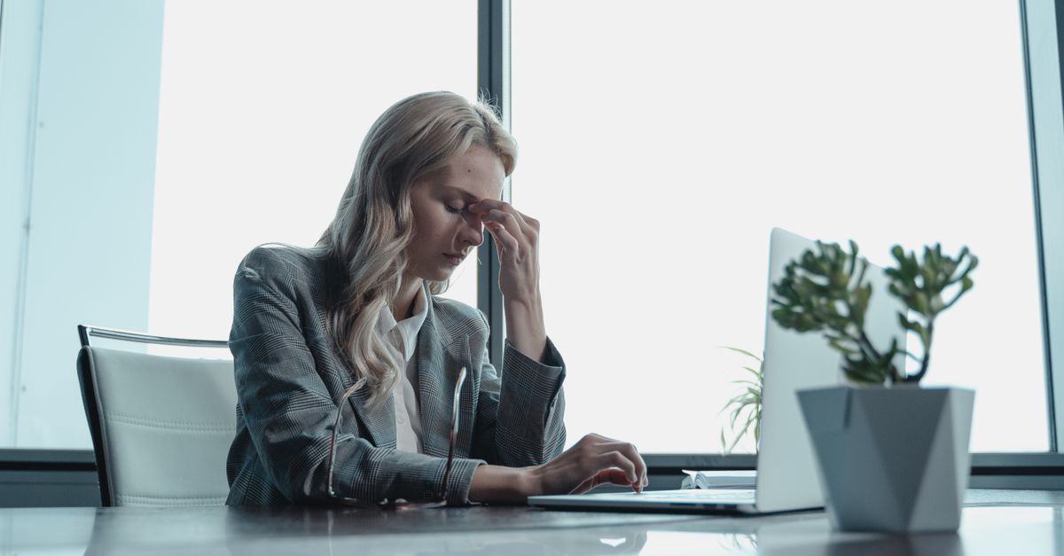 stressed professional woman Hyderabad