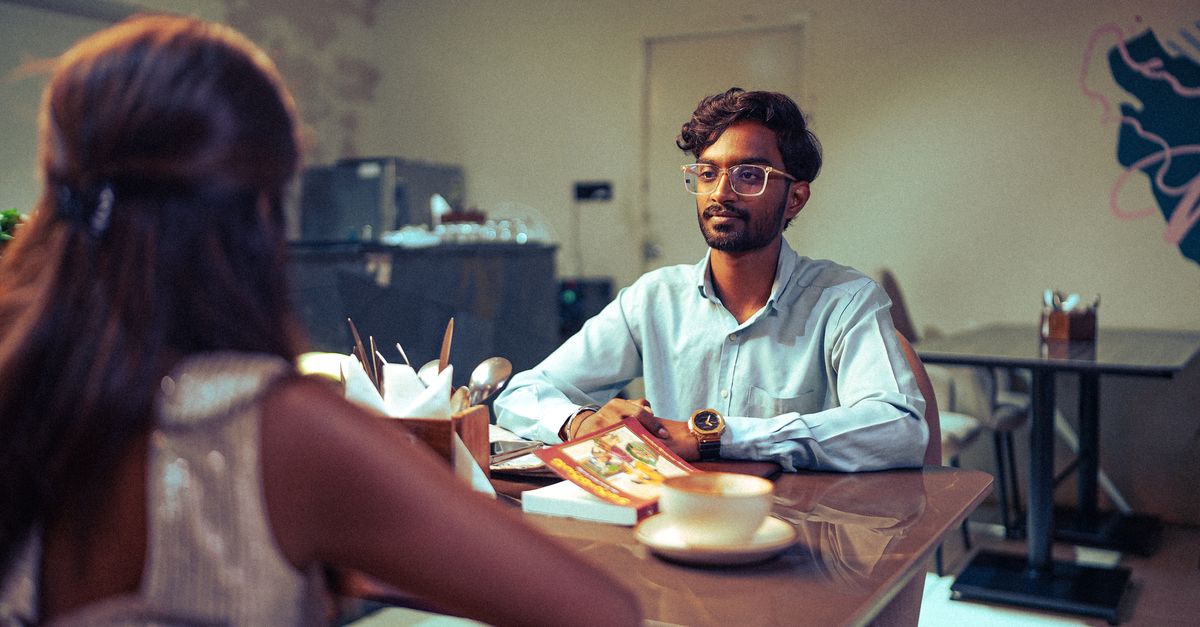 quiet cafe meeting Hyderabad professional woman