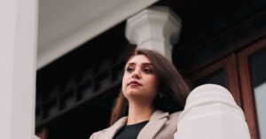 professional woman balcony Kondapur