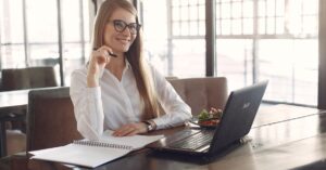 professional woman laptop hyderabad
