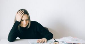 professional woman stress financial district hyderabad