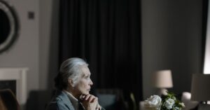 professional woman sitting alone in living room hyderabad