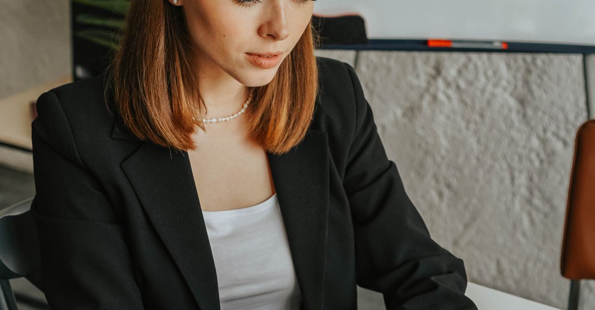 professional woman working laptop hyderabad